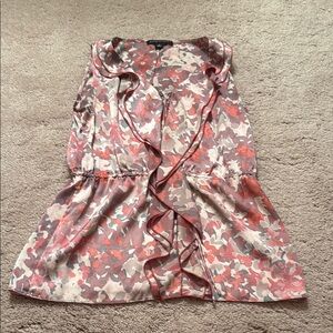 Women’s Banana Republic Floral Ruffle Blouse